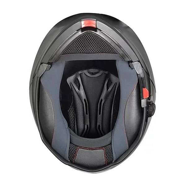 TORC T-28 Full Face Modular Motorcycle Helmet with Bluetooth Matte Black