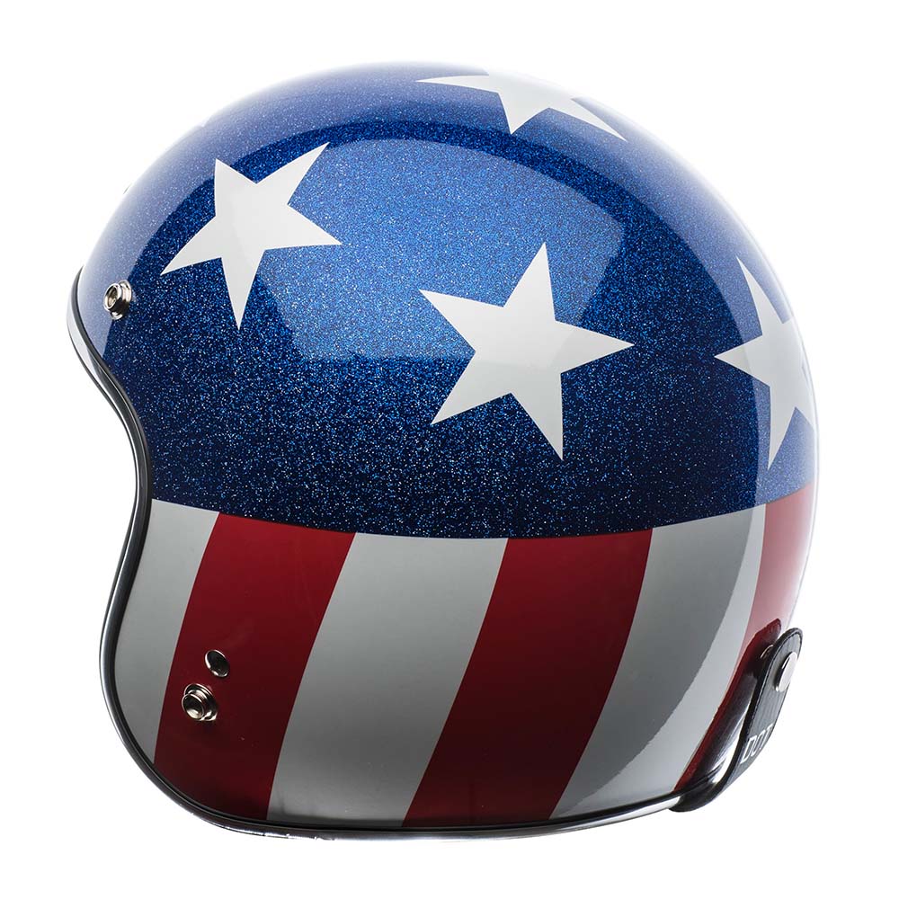 TORC T-50 3/4 Open Face Retro Helmet Captain Vegas RWB